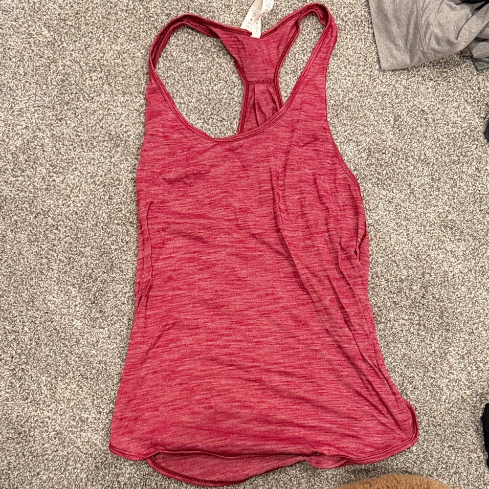 Lululemon Racerback Tank Top - red